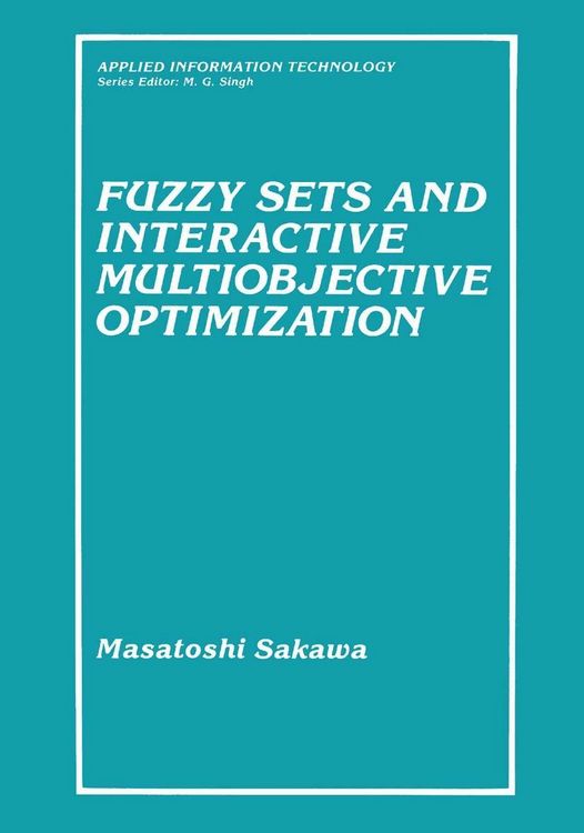 Produktbild: Fuzzy Sets and Interactive Multiobjective Optimization