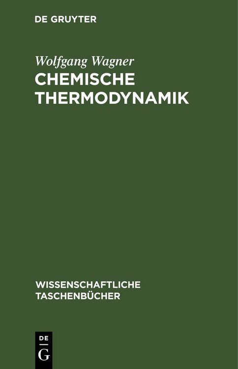 Produktbild: Chemische Thermodynamik