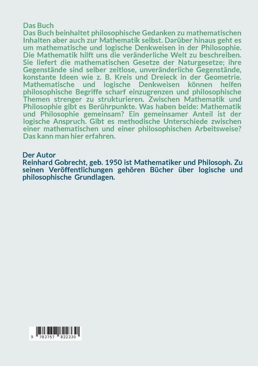 Produktbild: Philosophie der Mathematik