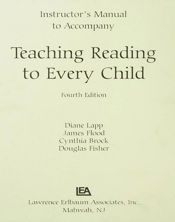 Produktbild: Instructor's Manual to Accompany Teaching Reading to Every Child