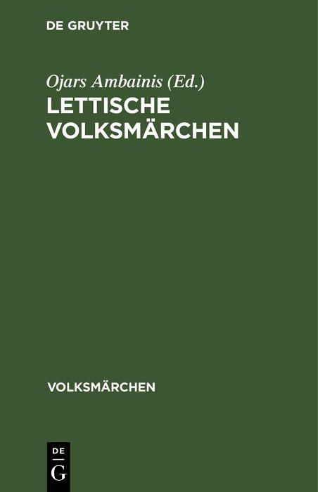 Produktbild: Lettische Volksm&auml;rchen