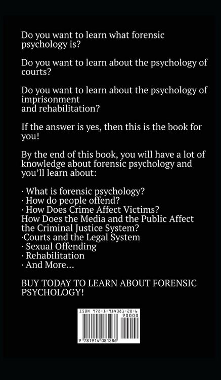 Produktbild: Forensic Psychology