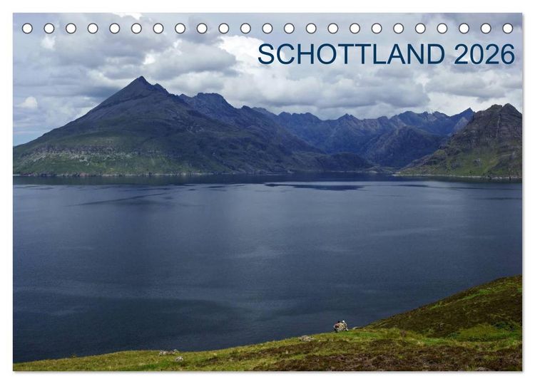 Produktbild: Schottland 2026 (Tischkalender 2026 DIN A5 quer), CALVENDO Monatskalender