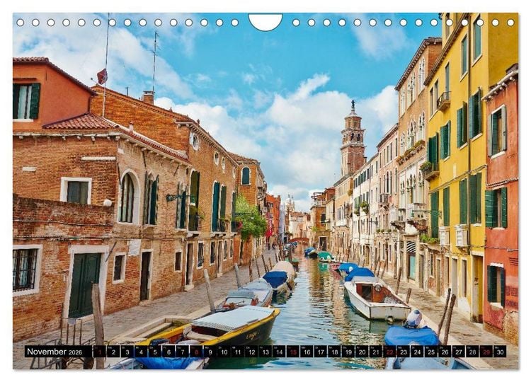 Produktbild: Besuch in Venedig (Wandkalender 2026 DIN A4 quer), CALVENDO Monatskalender