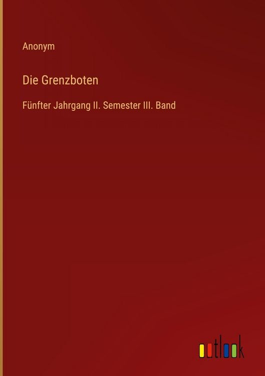 Produktbild: Die Grenzboten