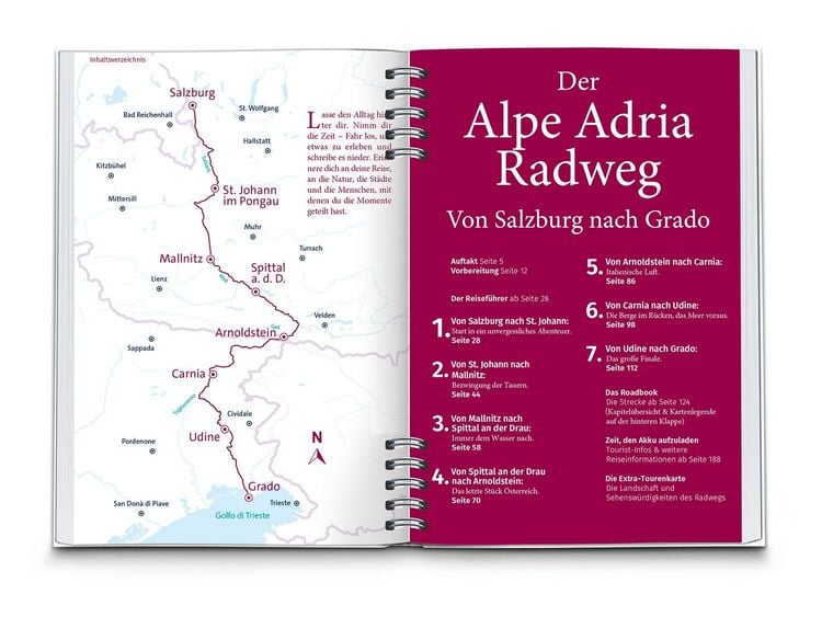 Produktbild: KOMPASS Radreisef&uuml;hrer Alpe Adria Radweg