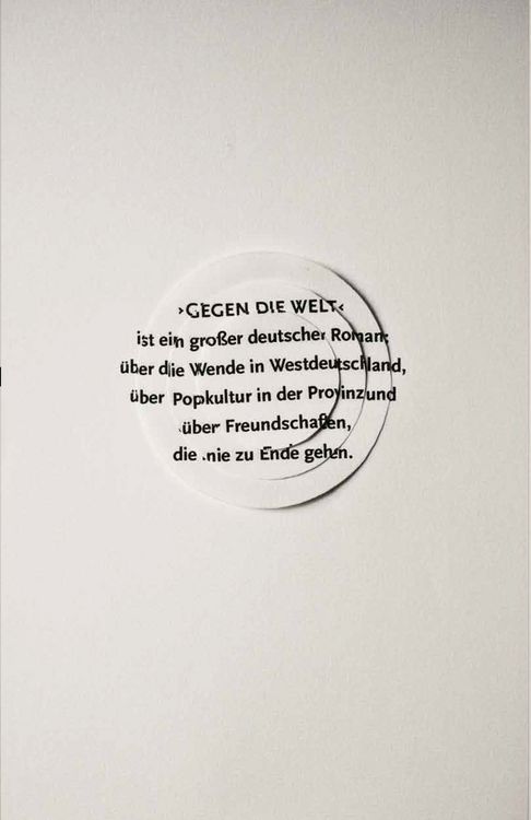 Produktbild: Gegen die Welt