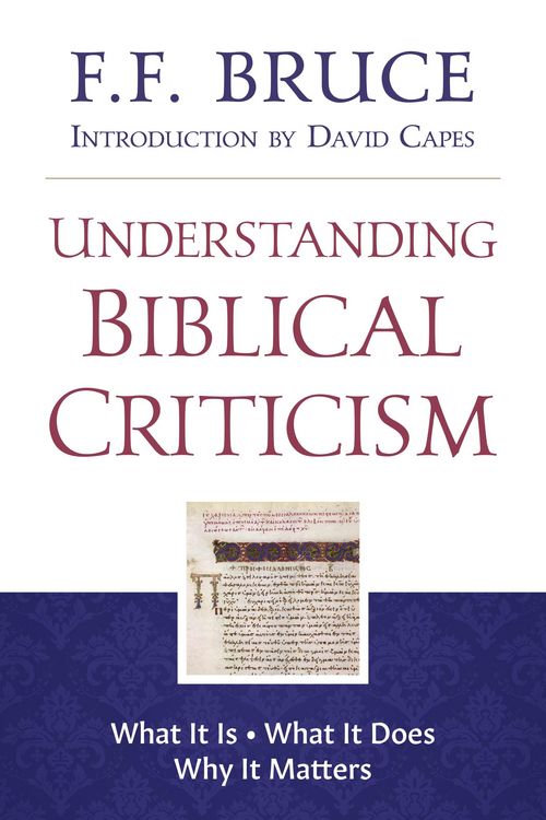 Produktbild: Understanding Biblical Criticism