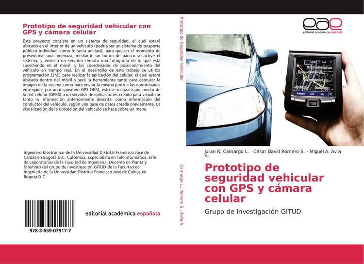 Produktbild: Prototipo de seguridad vehicular con GPS y c&aacute;mara celular