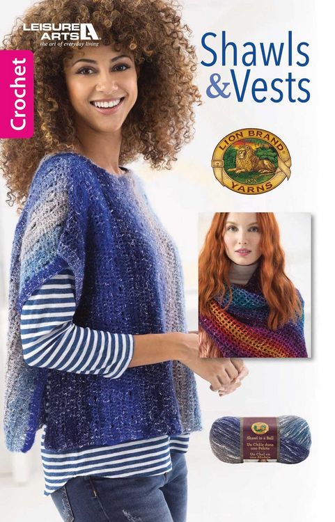 Produktbild: Shawls & Vests--Crochet 7 Bomenian Designs