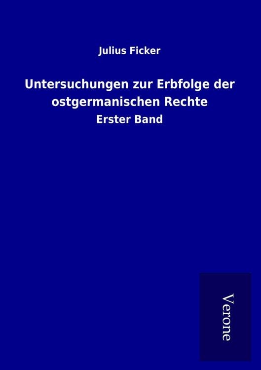 Produktbild: Untersuchungen zur Erbfolge der ostgermanischen Rechte