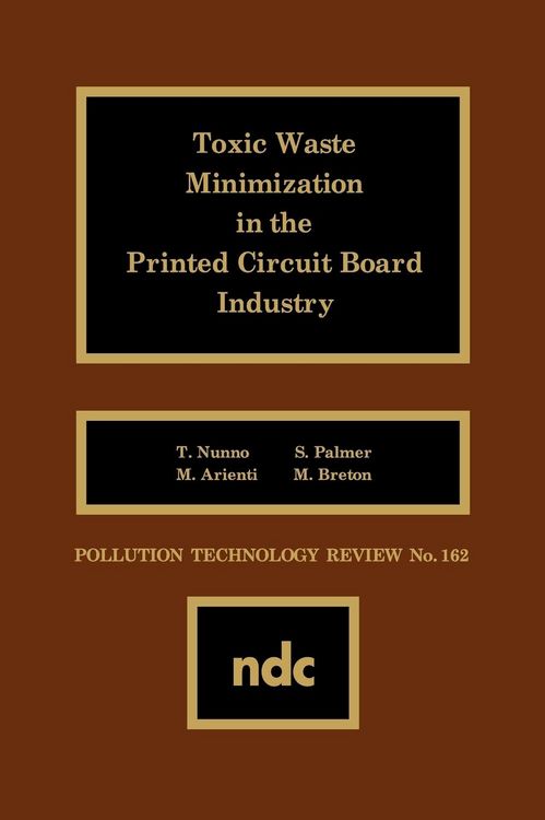 Produktbild: Toxic Waste Minimization in Print.Circ.