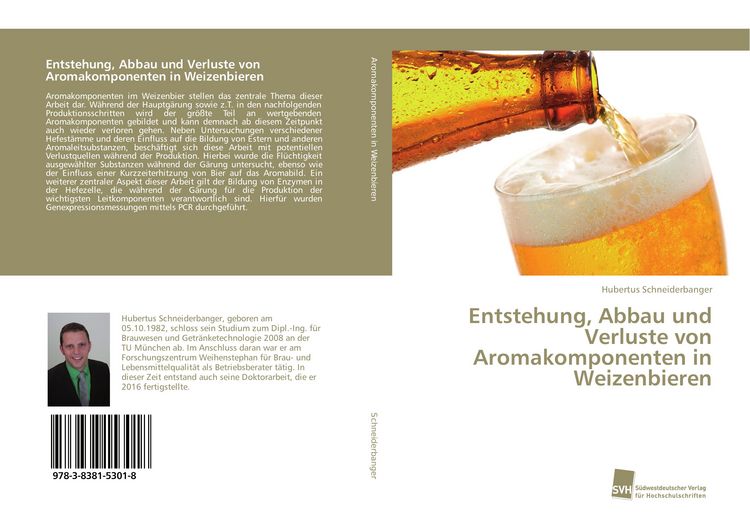 Produktbild: Entstehung, Abbau und Verluste von Aromakomponenten in Weizenbieren