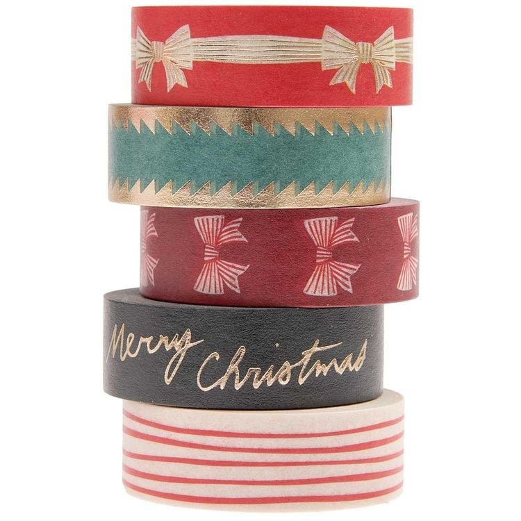 Produktbild: Tape Set Bows, Classic MIX, 5 Stk, 1,5 cm x 10 m