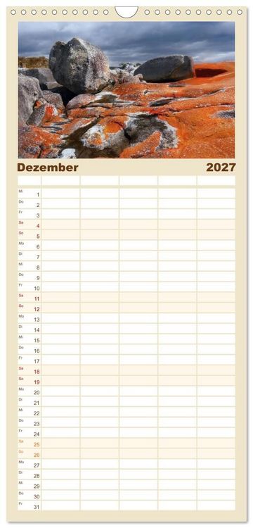 Produktbild: Familienplaner 2027 - Nationalparks der Welt mit 5 Spalten (Wandkalender, 21 x 45 cm) CALVENDO