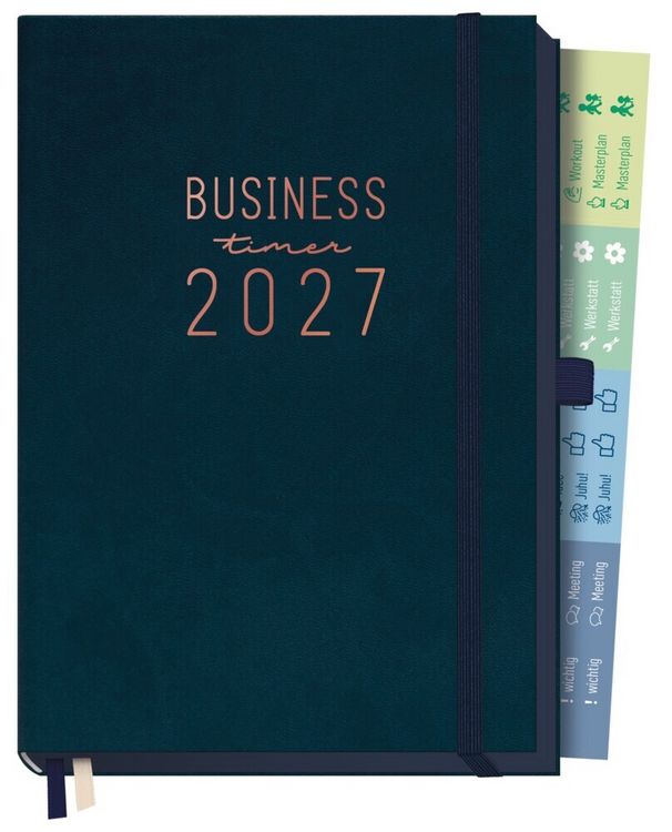 Produktbild: Business-Timer Deluxe 26/27 17 Monate KL [Nachtblau]