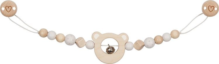 Produktbild: Kinderwagenkette Bärenkopf mit Clips