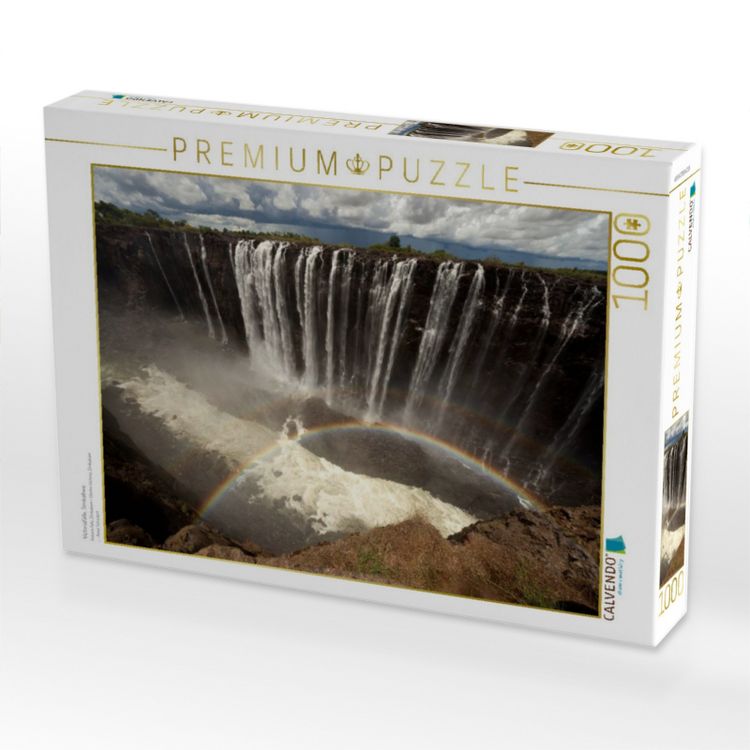 Produktbild: CALVENDO Puzzle Victoriaf&auml;lle, Simbabwe | 1000 Teile Lege-Gr&ouml;&szlig;e 64x48cm Foto-Puzzle f&uuml;r gl&uuml;ckliche Stunden
