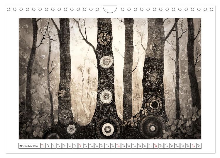 Produktbild: Waldsicht - Ein Lichterspiel (Wandkalender 2026 DIN A4 quer), CALVENDO Monatskalender