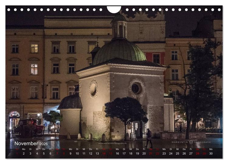 Produktbild: Krakau live (Wandkalender 2026 DIN A4 quer), CALVENDO Monatskalender