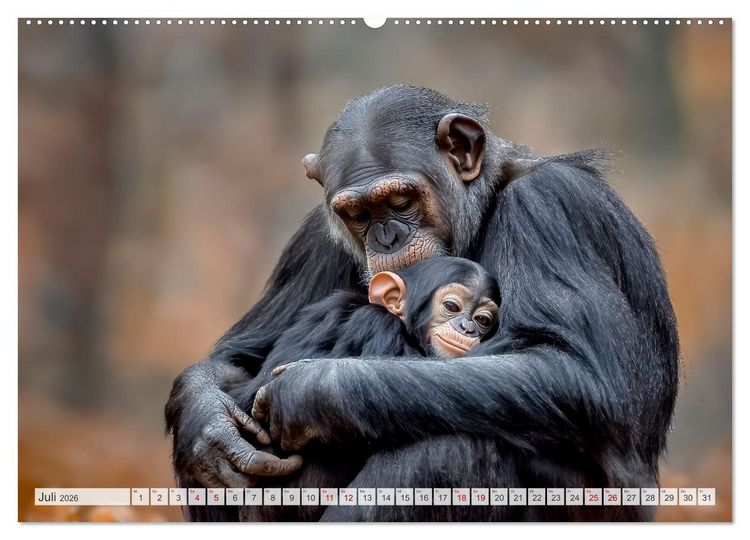 Produktbild: TIERWELT AFRIKA Faszination Wildnis (hochwertiger Premium Wandkalender 2026 DIN A2 quer), Kunstdruck in Hochglanz