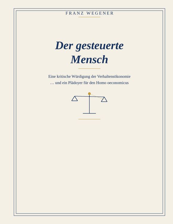 Produktbild: Der gesteuerte Mensch
