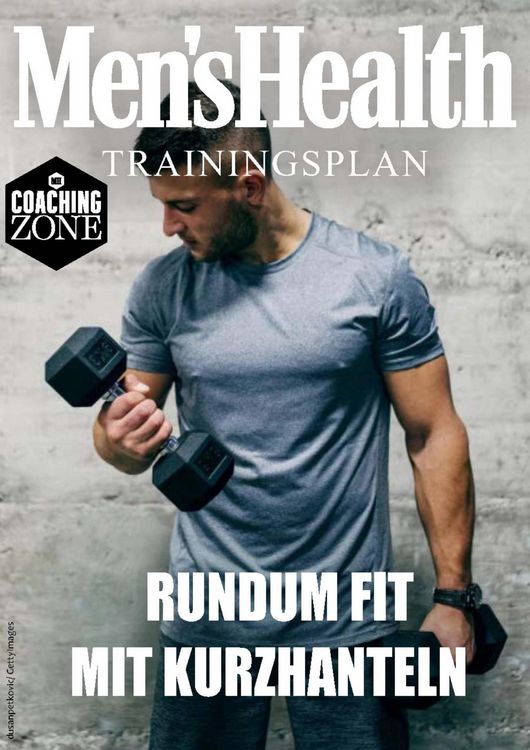 Produktbild: MEN'S HEALTH Trainingsplan: Rundum fit mit Kurzhanteln in 8 Wochen