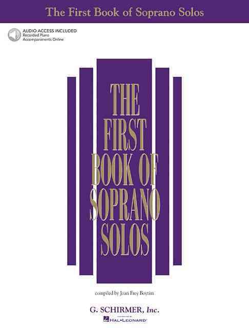 Produktbild: The First Book of Soprano Solos Book/Online Audio