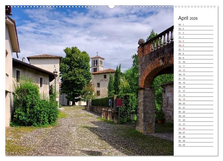 Produktbild: Friaul-Julisch Venetien - zwischen Alpen und Adria (hochwertiger Premium Wandkalender 2026 DIN A2 quer), Kunstdruck in Hochglanz