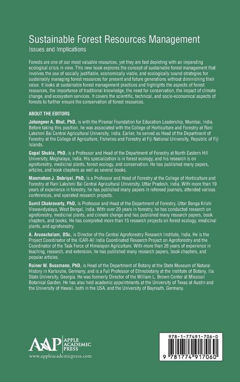 Produktbild: Sustainable Forest Resources Management