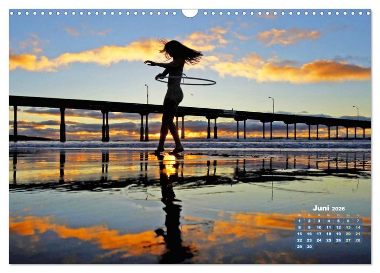 Produktbild: Hula-Hoop: Spa&szlig;, Sport und Fitness mit Hula Hoop Reifen (Wandkalender 2026 DIN A3 quer), CALVENDO Monatskalender