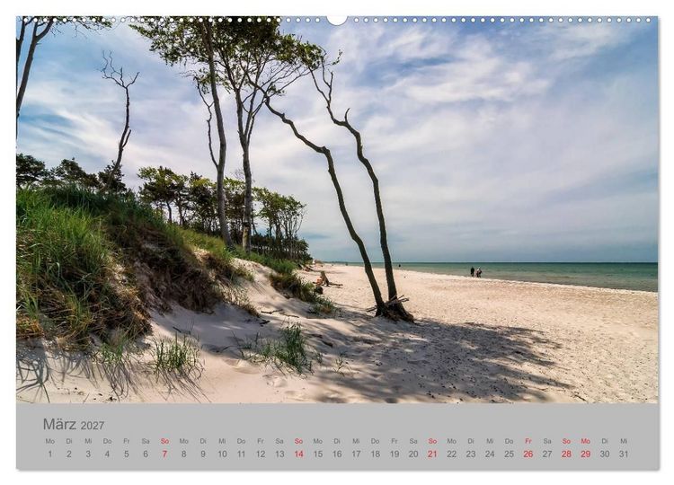 Produktbild: Ostsee, Fischland-Dar&szlig; (Wandkalender 2027 DIN A2 quer), CALVENDO Monatskalender