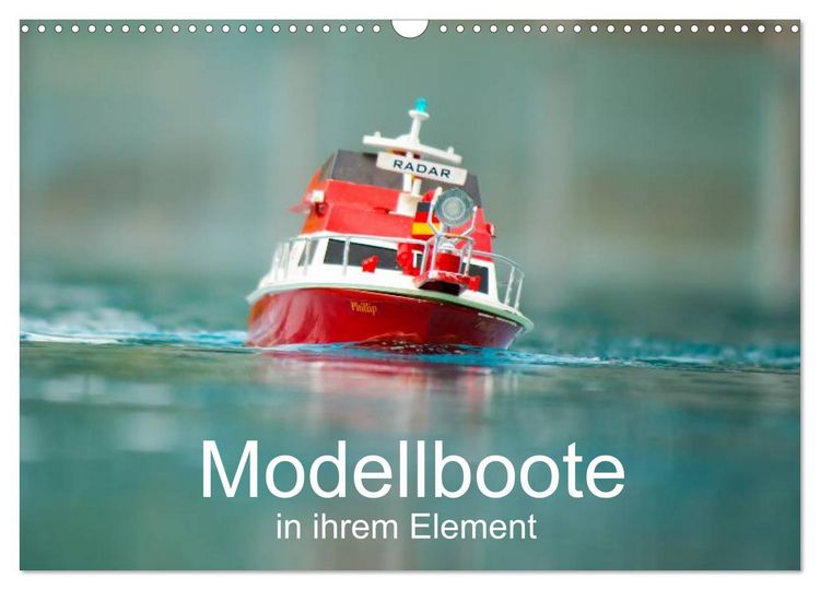 Produktbild: Modellboote in ihrem Element (Wandkalender 2026 DIN A3 quer), CALVENDO Monatskalender
