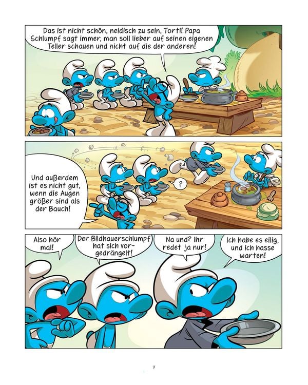 Produktbild: Gro&szlig; werden mit den Schl&uuml;mpfen: Der Schlumpf, der nicht nett war