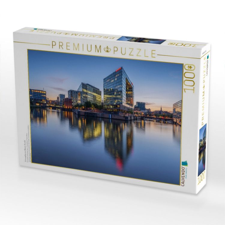 Produktbild: CALVENDO Puzzle Ericusspitze zur Blauen Stunde | 1000 Teile Lege-Gr&ouml;&szlig;e 64x48cm Foto-Puzzle f&uuml;r gl&uuml;ckliche Stunden