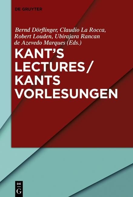 Produktbild: Kant's Lectures / Kants Vorlesungen