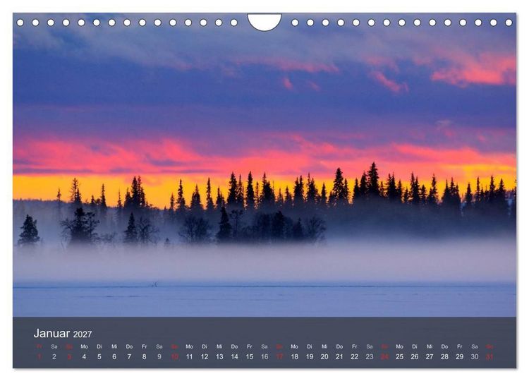 Produktbild: Lappland 2027 (Wandkalender 2027 DIN A4 quer), CALVENDO Monatskalender