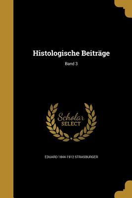 Produktbild: Histologische Beitr&auml;ge; Band 3