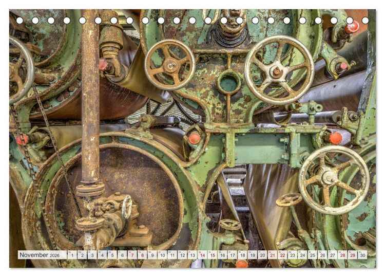 Produktbild: Vergessene Technik - abgeschaltet und stillgelegt (Tischkalender 2026 DIN A5 quer), CALVENDO Monatskalender