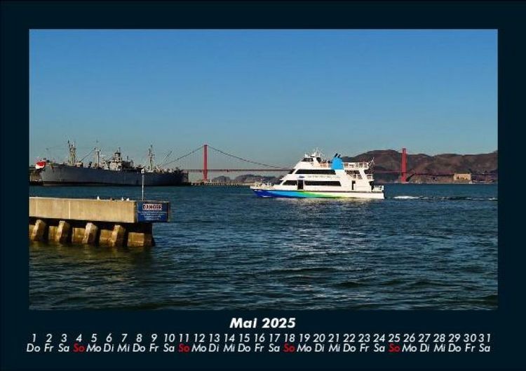 Produktbild: Boote 2025 Fotokalender DIN A5