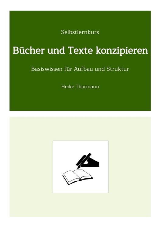 Produktbild: Selbstlernkurs: B&uuml;cher und Texte konzipieren