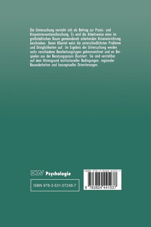 Produktbild: Psychosoziale Hilfe in Notf&auml;llen und bei Alltagssorgen
