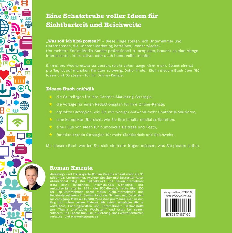 Produktbild: Was soll ich blo&szlig; posten? - 150+ kreative Content-Ideen f&uuml;r Ihr Social Media und Online Marketing