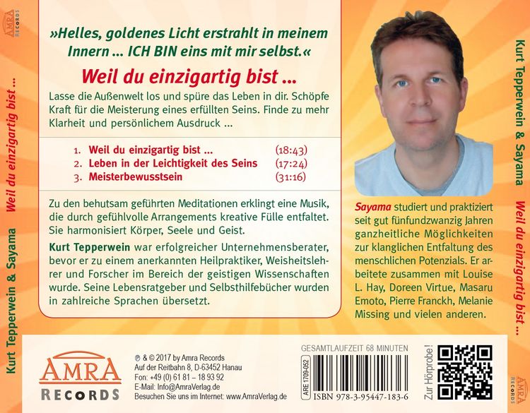 Produktbild: WEIL DU EINZIGARTIG BIST ...