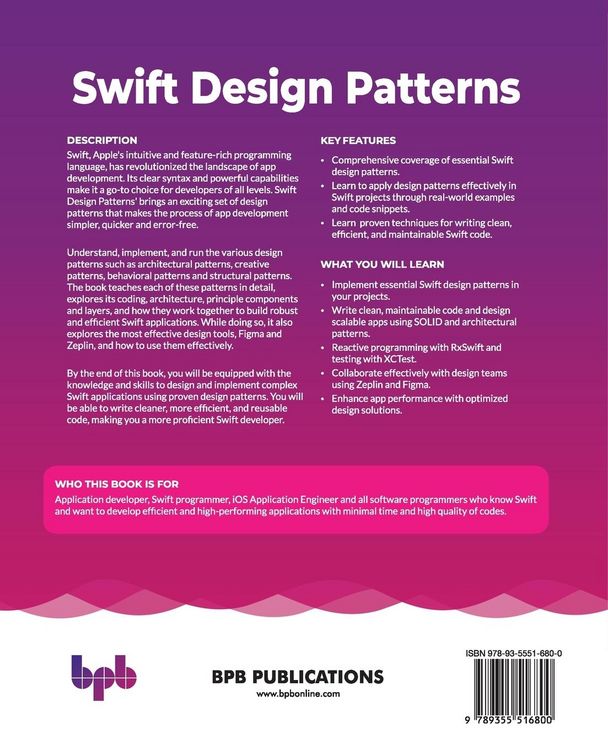 Produktbild: Swift Design Patterns