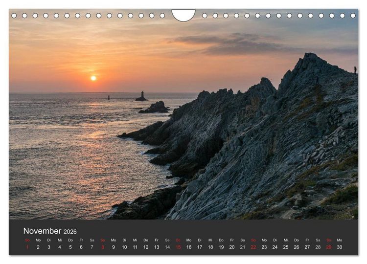 Produktbild: Bretagne - Cap Sizun (Wandkalender 2026 DIN A4 quer), CALVENDO Monatskalender