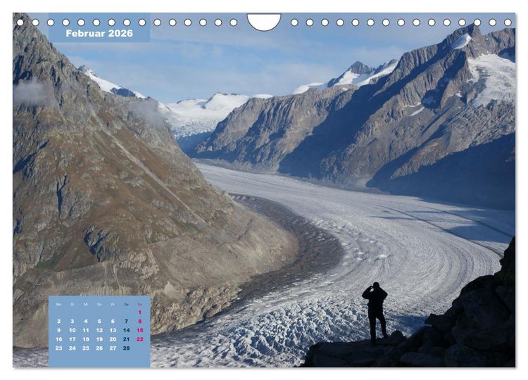 Produktbild: WANDERN &uuml;ber Stock und Stein in der Schweiz (Wandkalender 2026 DIN A4 quer), CALVENDO Monatskalender
