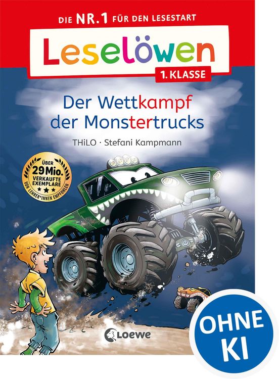 Produktbild: Lesel&ouml;wen 1. Klasse - Der Wettkampf der Monstertrucks
