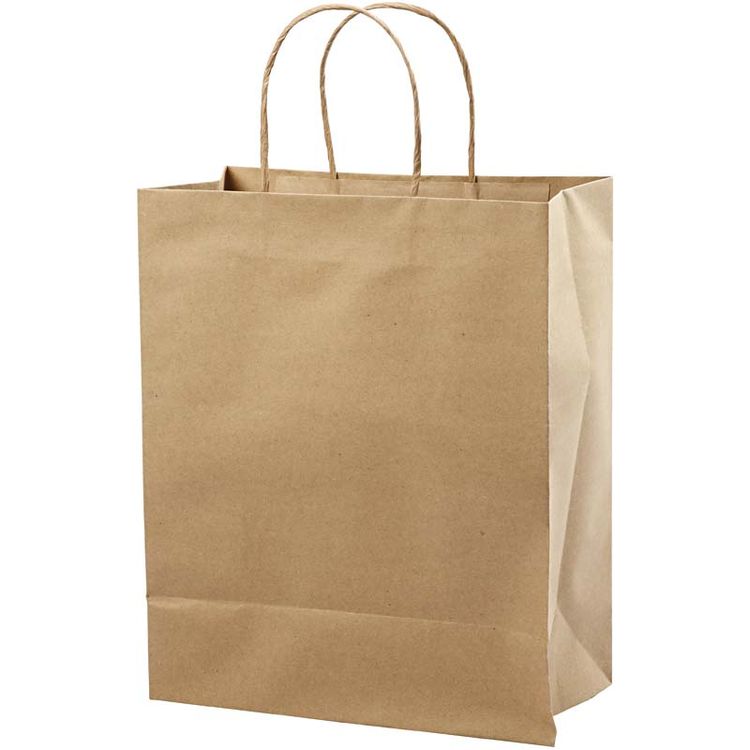 Produktbild: Creativ Company Papiert&uuml;ten, H 33 cm, B 26x13 cm, 125 g, Braun, 10 Stk