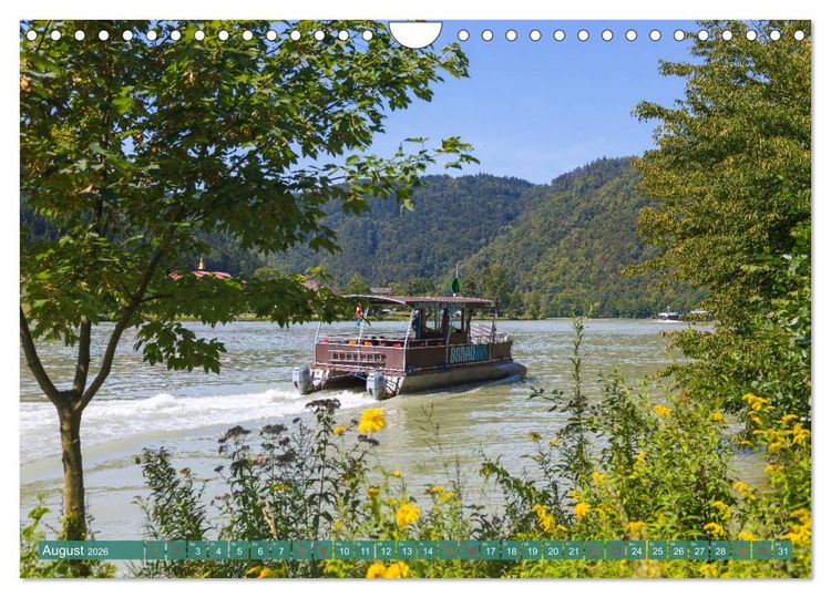 Produktbild: Donauufer im M&uuml;hlviertel (Wandkalender 2026 DIN A4 quer), CALVENDO Monatskalender